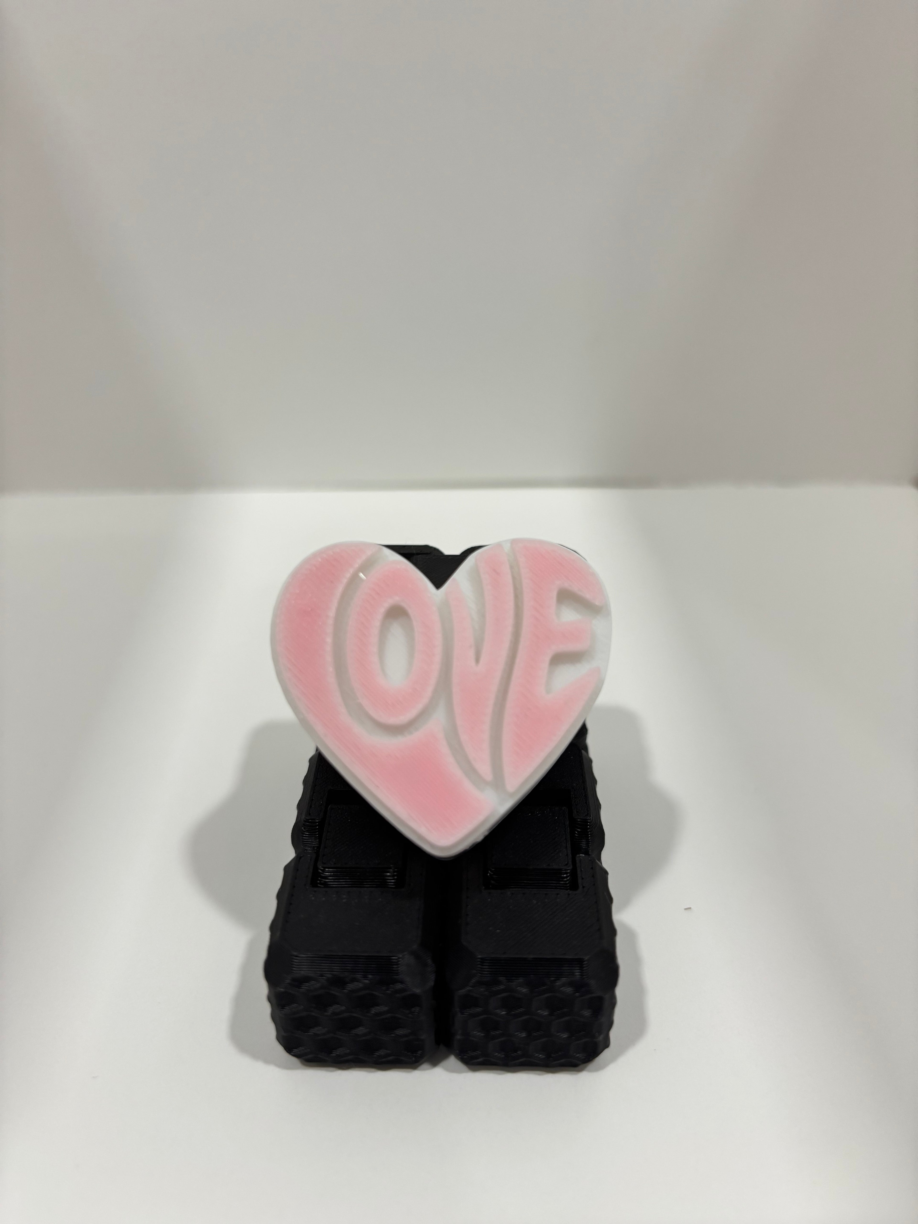 Love Heart Straw Topper