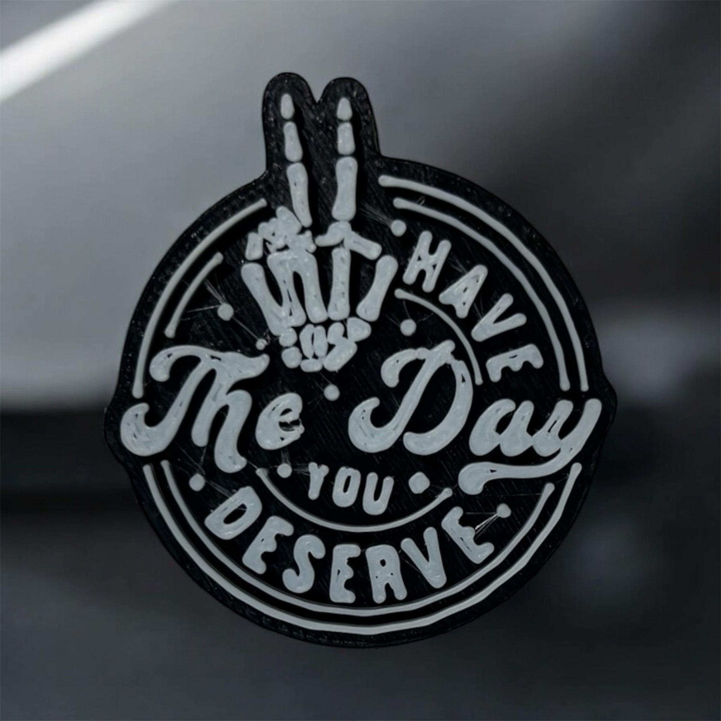 The Day You Deserve Straw Topper