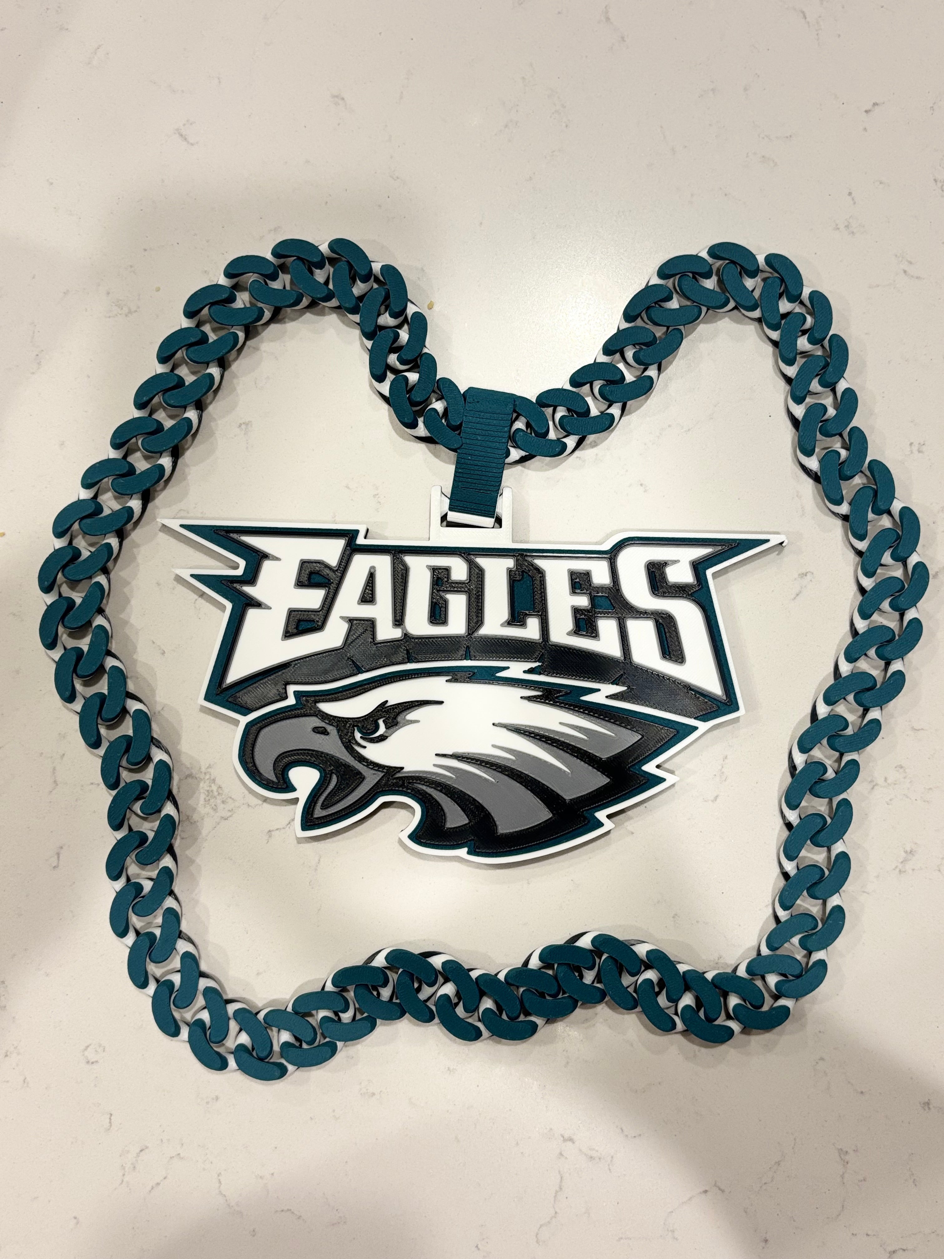 🦅 Eagles "EAGLES" Wordmark Chain