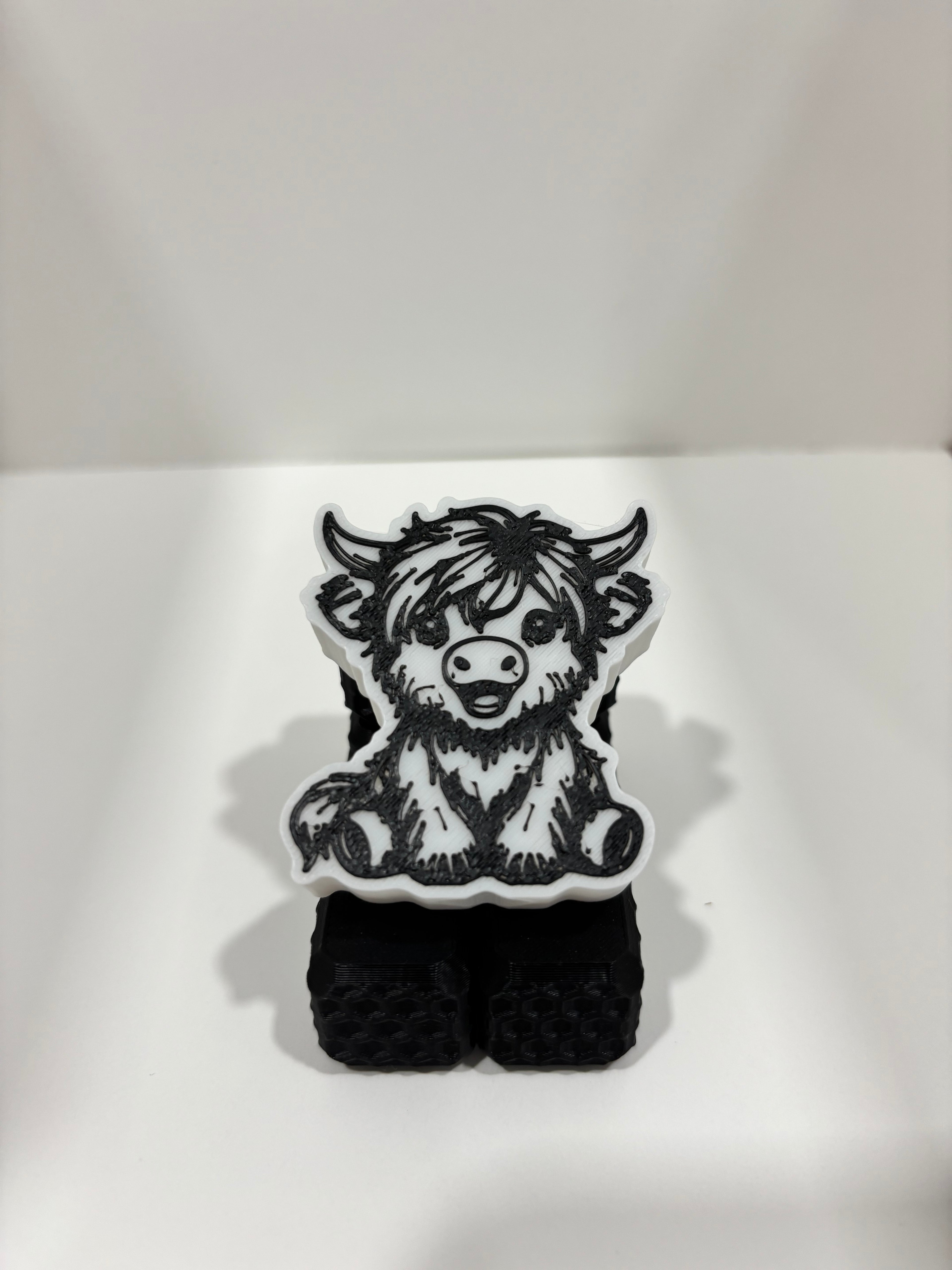 Cute Cow Straw Topper