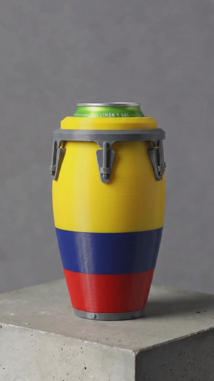Conga Can Cooler – Colombia Flag Edition 🇨🇴